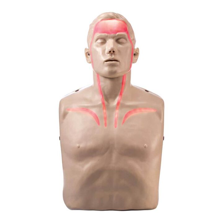 Brayden CPR Manikin Single - Red LED Blood Flow