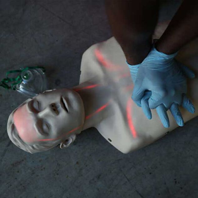 Brayden CPR Manikin Single - Red LED Blood Flow