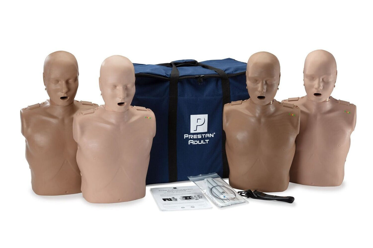 Prestan Adult Diversity Manikin 4-Pack with CPR Monitor