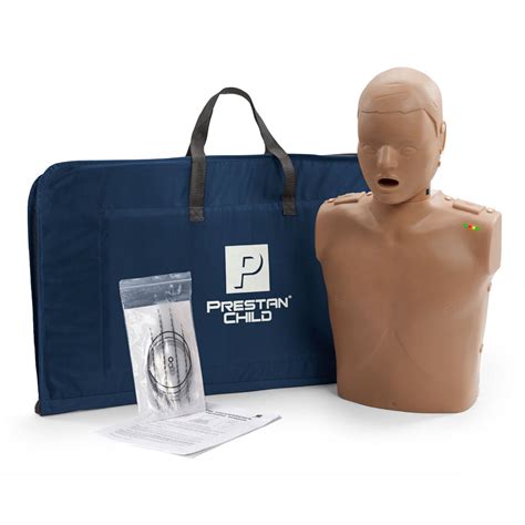 Prestan Child Dark Skin Manikin with CPR Monitor
