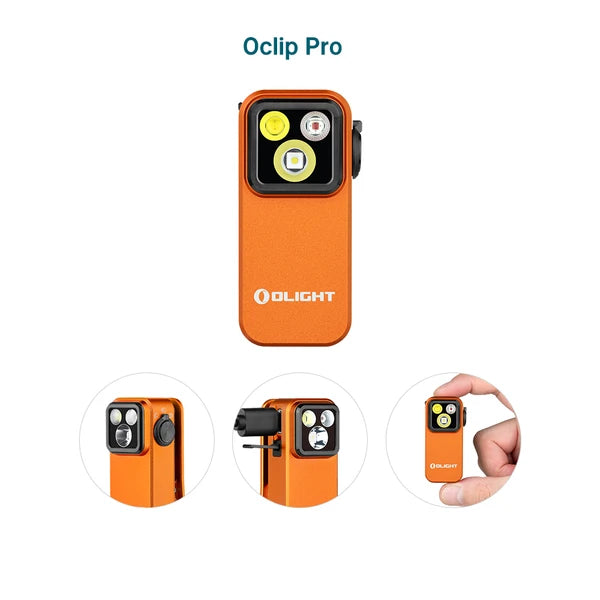 Oclip Pro Multifunctional EDC Clip Flashlight